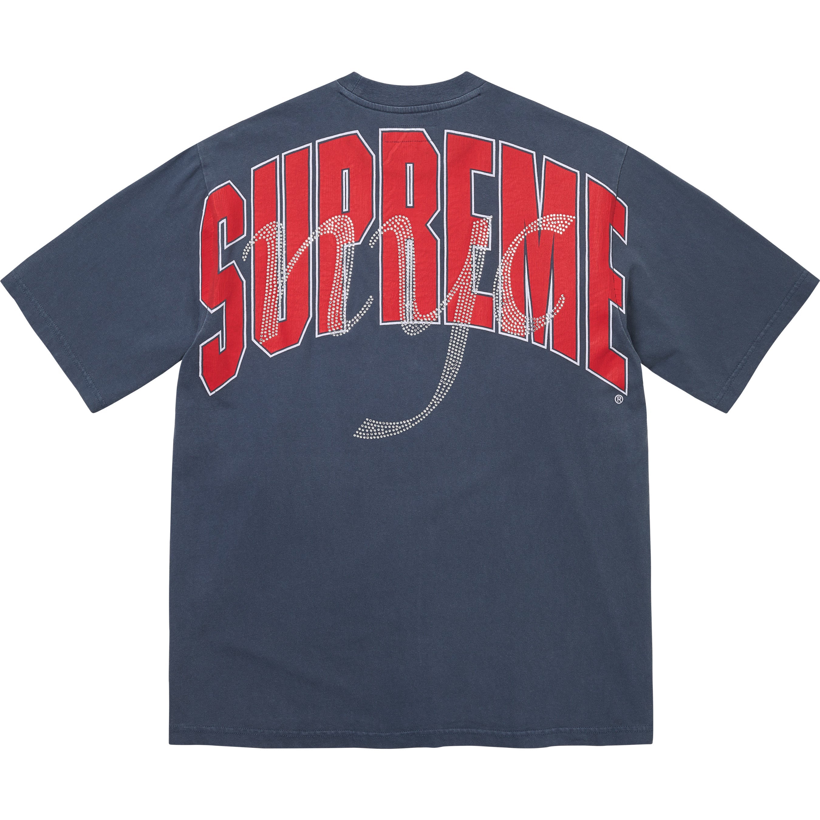 Rhinestone Script S/S Top view 9